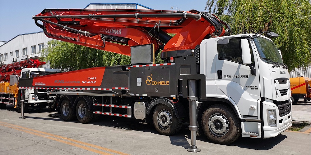科尼樂(lè ) 重慶五十鈴58米泵車(chē)